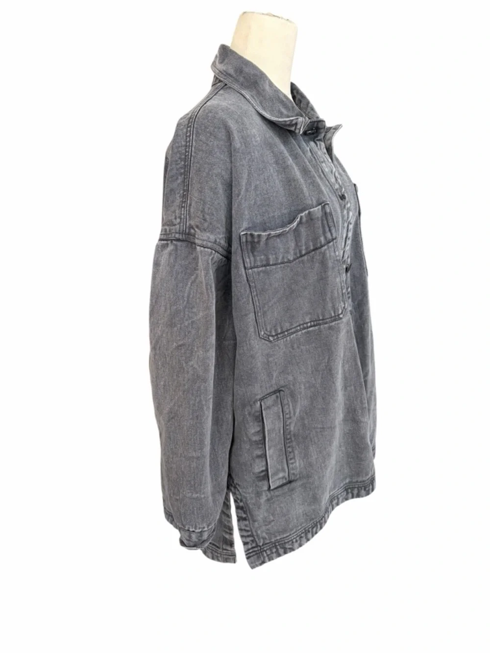 We the Free Madison city oversized denim jacket size medium - Picture 4 of 8